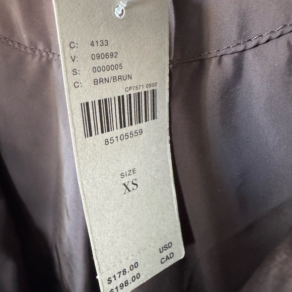 NWT Anthropologie Maeve Padded Cocoon Blazer Powder Cocoa Brown XS - Picture 12 of 16